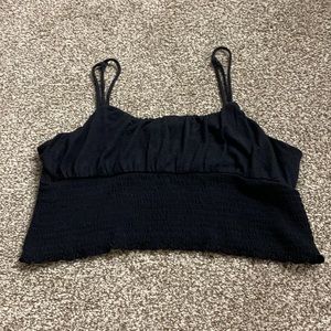 Cropped spaghetti straps